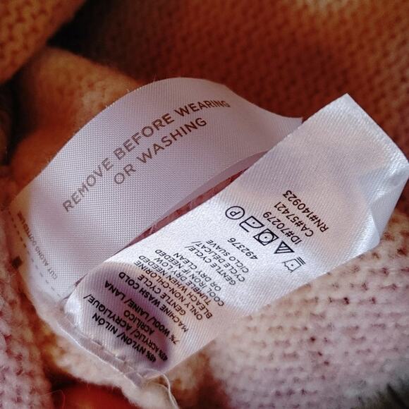 LOFT Light Striped Stripes Size Medium M Sweater Crew Neck Pastel Light Color - Picture 6 of 8